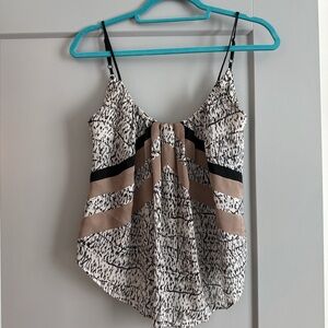 BCBGeneration Black and Tan Camisole